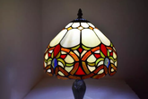 Tiffany Style 10 Inch Handmade Stained Glass Lamp Shade for Table/Pendant/Ceiling